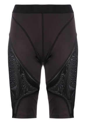 MCQ panelled biker-style shorts - Black