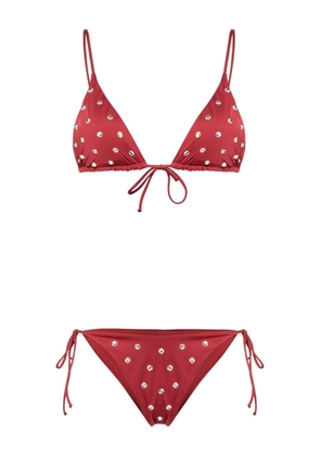 BIKINI LOVERS Tina rhinestone-embellished bikini - Red