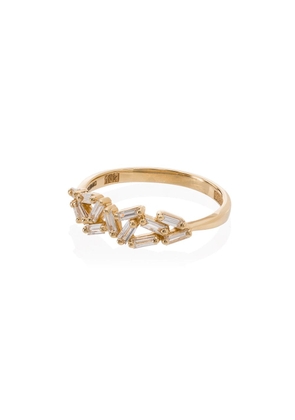 Suzanne Kalan 18kt gold Cluster diamond ring