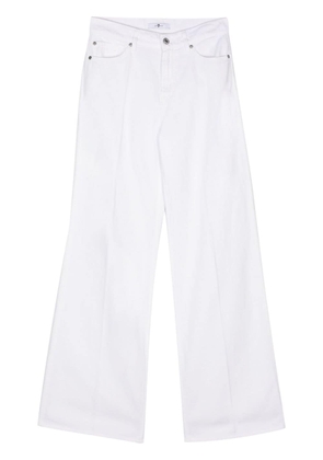 7 For All Mankind Lotta flared jeans - White