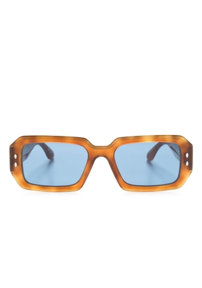 Isabel Marant Eyewear rectangle-frame sunglasses - Brown