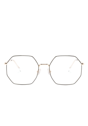 Isabel Marant Eyewear geometric-frame glasses - Gold