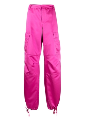 THE ANDAMANE high-waisted cargo trousers - Pink