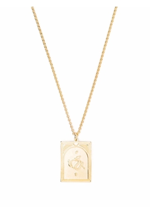 Tom Wood Tarot Lovers pendant necklace - Gold