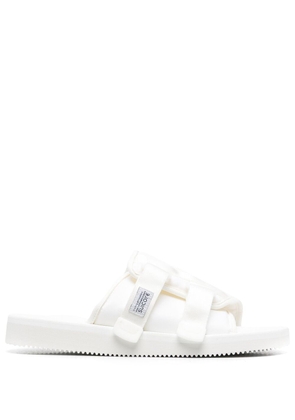 Suicoke side touch-strap sandals - White