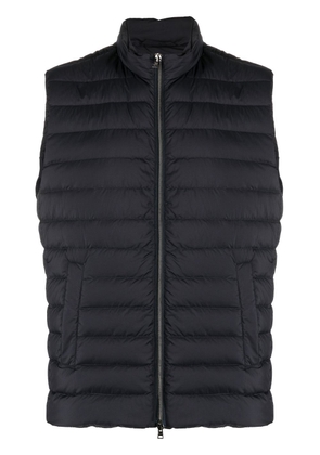 Herno padded zip-up gilet - Blue