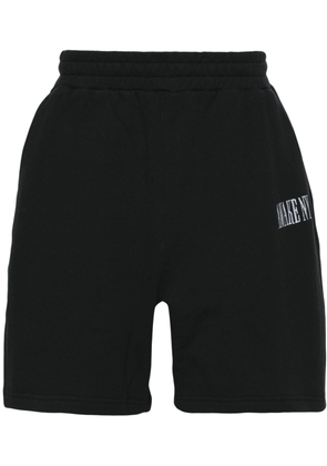 Awake NY logo-embroidered track shorts - Black