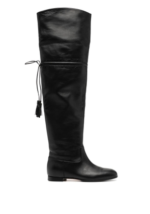 Fabiana Filippi tassel-detail leather boots - Black