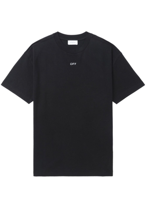 Off-White logo-print cotton T-shirt - Black