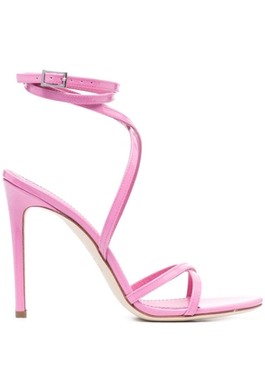 Paris Texas 110mm lace-up sandals - Pink