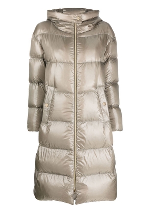 Herno quilted padded zipped coat - Grey