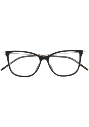 Gucci Eyewear wayfarer-contrast-frame glasses - Black