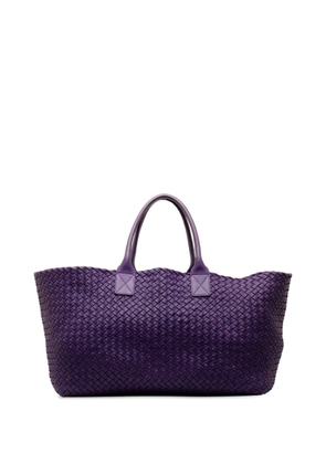 Bottega Veneta Pre-Owned 2012-2023 Large Intrecciato Cabat tote bag - Purple