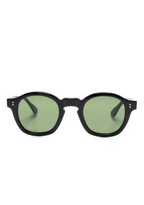 Lesca Mose round-frame sunglasses - Black