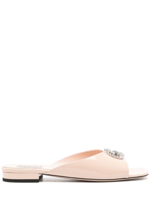 Gucci Double G flat sandals - Pink