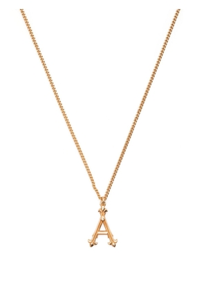 Emanuele Bicocchi gold alphabet pendant necklace