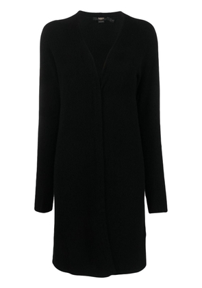 Seventy open-front long-sleeve cardi-coat - Black