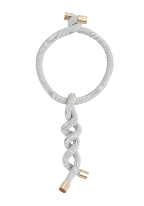 Silvia Tcherassi Hazel cord necklace - Silver