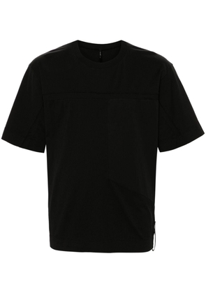 Transit decorative-stitching T-shirt - Black