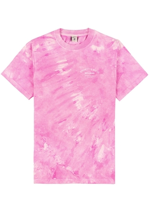 Sporty & Rich Wellness Studio tie-dye T-shirt - Pink