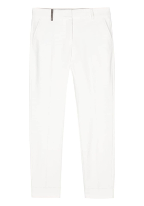 Peserico pressed-crease trousers - White