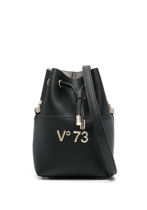 V°73 logo-lettering bucket bag - Black