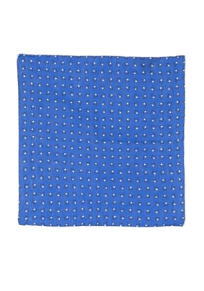 Church's graphic-print lined pocket square - Blue