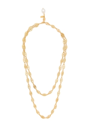 Chloé logo-charm necklace - Gold