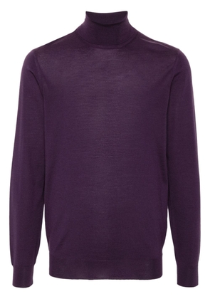 Drumohr long-sleeve wool jumper - Purple