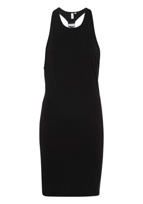 Calvin Klein Beach logo-tape mini dress - Black