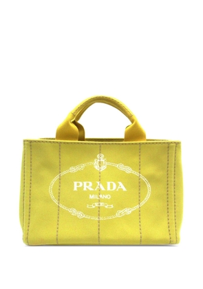 Prada Pre-Owned 2013-2023 Canapa Logo tote bag - Yellow