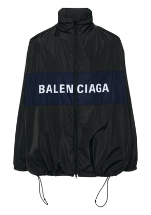 Balenciaga logo-print lightweight jacket - Black