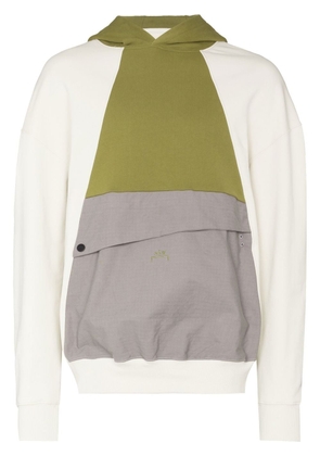 A-COLD-WALL* flap-pocket panelled hoodie - Green