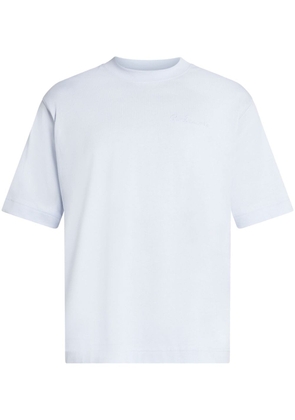 Lacoste light blue organic cotton t-shirt