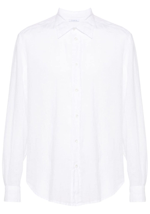 Malo button-up linen shirt - White