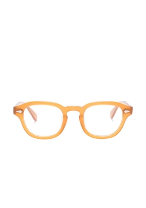 Lesca Posh square-frame glasses - Orange