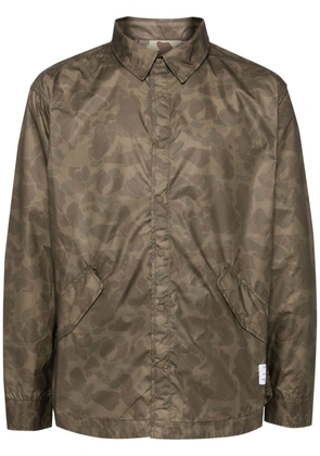 Alpha Industries camouflage-print ripstop shirt jacket - Green