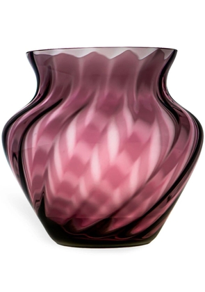KLIMCHI Marika glass vase (22cm x 23cm) - Purple