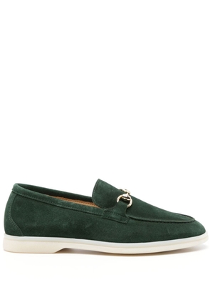 Scarosso Lilia suede loafers - Green