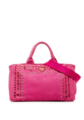 Prada Pre-Owned 2010-2023 Canapa Bijoux satchel - Pink