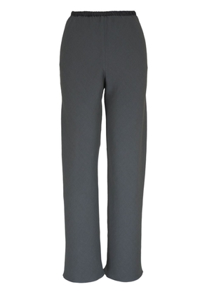 Peter Cohen linen-blend straight-leg trousers - Grey