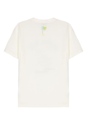 Manuel Ritz logo-print cotton T-shirt - White