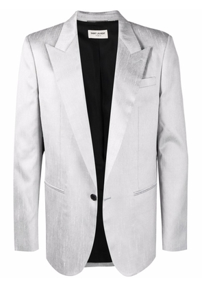 Saint Laurent single-breasted suit blazer - Grey