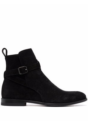 Scarosso Lara buckled ankle boots - Black