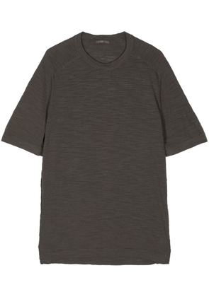 Transit round-neck cotton-blend T-shirt - Grey