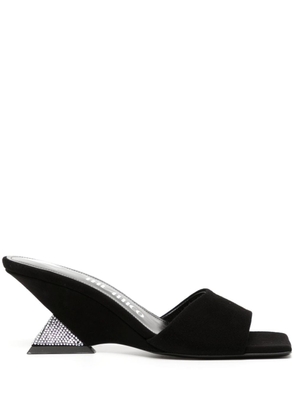 The Attico Cheope 60mm wedge mules - Black