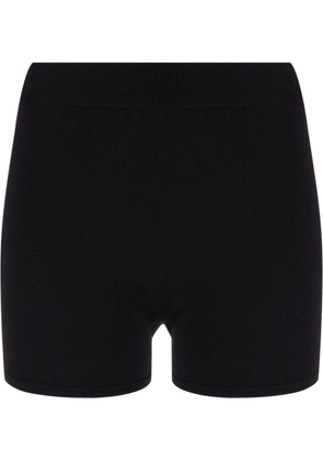 Alexander McQueen high-waist fitted shorts - Black
