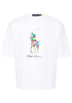 Polo Ralph Lauren Polo Pony-print cotton T-shirt - White