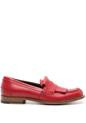 Scarosso Bridget leather loafers - Red