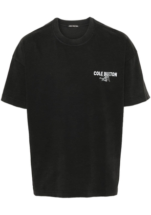 COLE BUXTON logo-print cotton T-shirt - Black